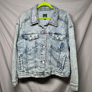 Light wash women’s denim jacket - XL - Wild Fable